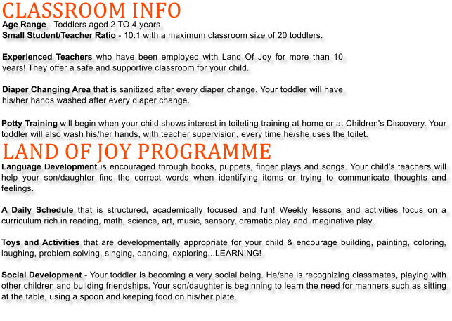 day care centre in protea